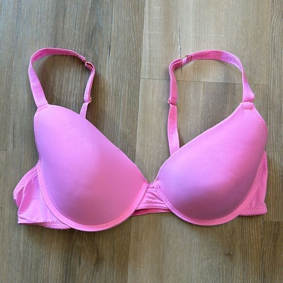 🖤 Juicy Couture Pink Padded Bra 38C - Picture 1 of 3